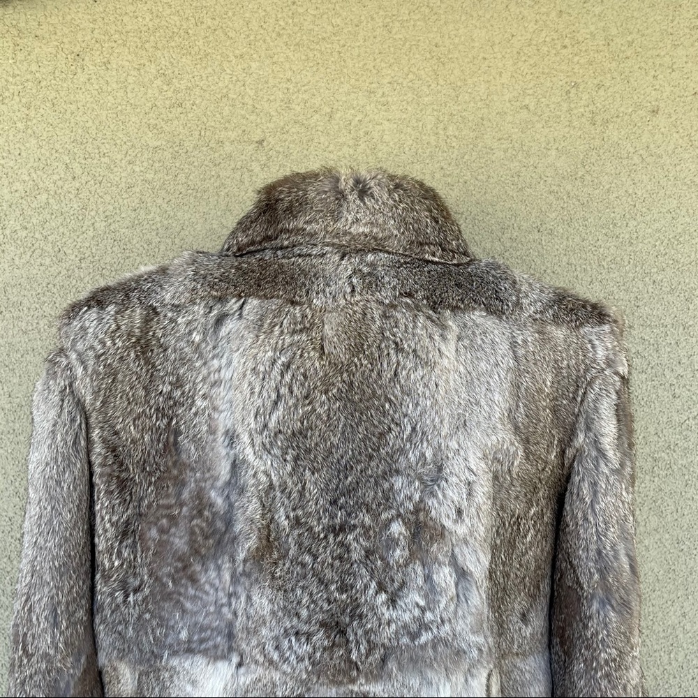 Vintage rabbit fur coat - Picture 5 of 9